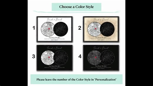 Custom Star Map Print, Personalized Birthday Gift - Etsy