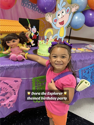 Dora the Explorer Themed Birthday Party Highlights