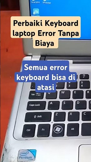Cara mengatasi keyboard error pada laptop