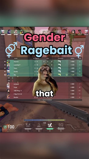 She kinda proved the point 🥀 #ragebait #foryoupage #gaming #valorant #val
