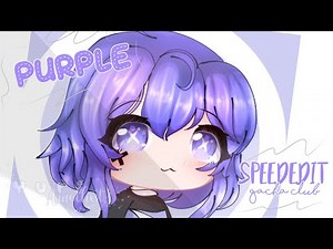 Purple | Speededit | Gacha life ~ YunaAmethyst
