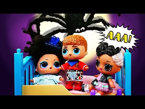 ¡Las muñecas LOL Surprise y una araña! Juguetes infantiles. Vídeos para niñas