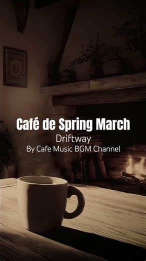 Gentle Fireplace #JazzMusic for Relaxing Cool #SpringMornings with Warm #CozyAmbience