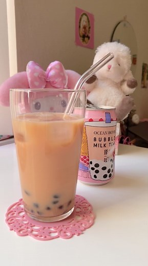Delicious Ocean Bomb Boba Shop with Cute Sanrio Theme