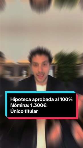 Hipoteca al 100% con una nómina de 1.300€, operación que hemos tenido que sacar una tasación elevada para que el banco nos aceptará los 120k de CV