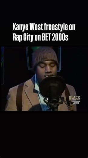 Kanye West freestyle on Rap City on BET 2000s #kanyewest #rap #chicago #classic sic