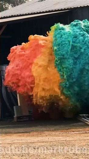 World’s largest devils toothpaste explosion….