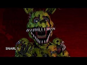 Sound effect - nightmare springtrap (halloween special 2018) SFX