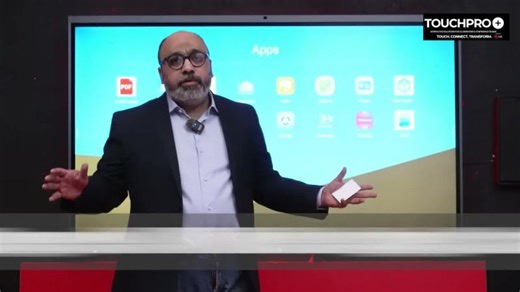 Touch Pro+ launches AI featured, NFC, Finger print enabled Interactive Display | Demo for Classrooms | Amtech Systems
