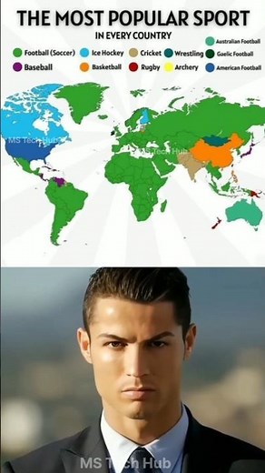 🌍 Most Popular Sport in Every Country 🏆 | World Sports Map Explained 🌎
