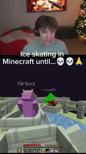 Minecraft on ICE: Bro Built an Olympic Rink! (It's GLITCHY)