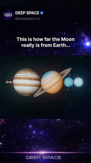 How Far the Moon Really Is From Earth 🌕😳