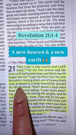 Revelation 21:1-4 explained — A new heaven and a new earth
