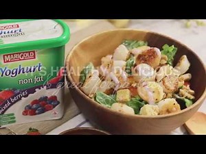 Seafood Salad Recipe with MARIGOLD Non Fat Yoghurt