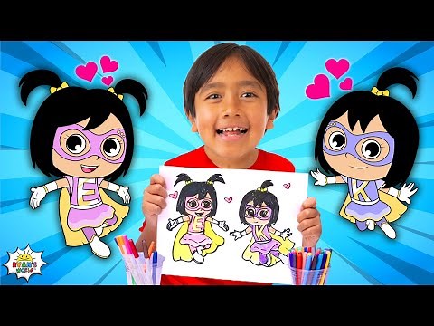 Learn how to draw Emma and Kate Superhero Kids!
