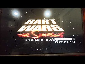 Opening to Bart Wars The Simpsons Strikes Back 2003 UK VHS