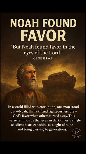 🌈 Genesis 6:8 | Noah Found Favor