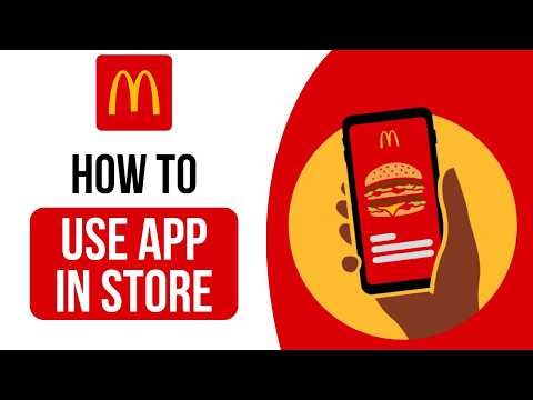 How to Use McDonald's App in Store (EASY!)