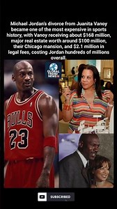 Michael Jordan’s $168M Divorce From Juanita Vanoy #MichaelJordan #NBA#CelebrityDivorce#SportsHistory