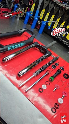 Rockshox JUDY coil suspensión Bicicleta tutorial reparación engrasado lubricación servicio bici MTB