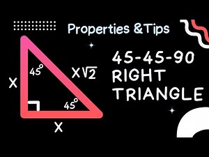 Special Right Triangles 45-45-90 (Explanations and Examples)