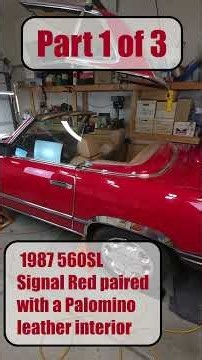 Guess what this 1987 560SL is worth.