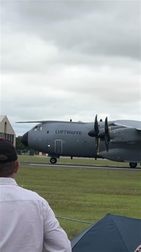 A400M Atlas INSANE Low Pass at RIAT 2024! 🔥✈️