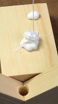 Method of joining at an angle of 45 degrees using dowels#woodworking #diy #woodwork