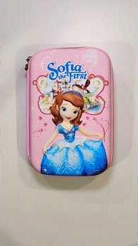 Cute princess sofia pencil case for school girls #stationery #pencilcase #cutestationery #sofia