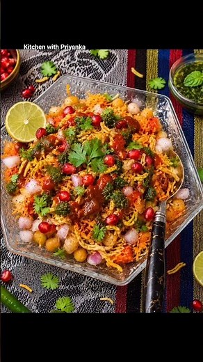 5min chat recipes #spicy chat recipe #recipe #cooking #shorts #kitchen with Priyanka