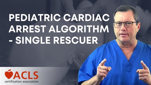 Pediatric Cardiac Arrest Algorithm for Two or More Rescuers