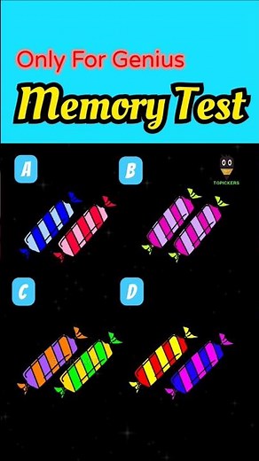 Memory Test For Genius People - Memory Test Game 1 #shorts