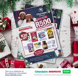 33 reactions | This festive season, make every cent count with Clientèle Rewards. You can save big on your everyday essentials including Groceries and Health & Beauty at Shoprite, Checkers, and Dis-Chem. Check out our latest festive e-catalogue for a list of everyday items and unlock incredible savings using link in bio. Terms and Conditions apply: www.clientele.co.za #FestiveSavings #ClientèleRewards | Clientèle | Facebook
