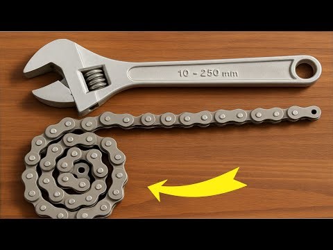 I never thought an old chain could become such a useful tool.