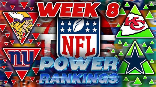 2025 NFL Power Rankings: All 32 Teams Ranked from Worst to First (Week 8 Edition)