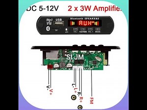 MODULO BLUETOOTH AMPLIFICADO A 6 WATTS DE POTENCIA (PRUEBA).