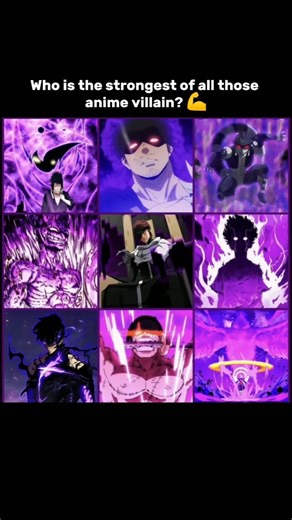 Who is strongest villain, 💀| #asmr #anime #edit #viral #shorts #fypシ #fyp #fypシ゚viral