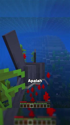 Minecraft Tapi Jika Kena Air Aku Menjadi Mob Hiu