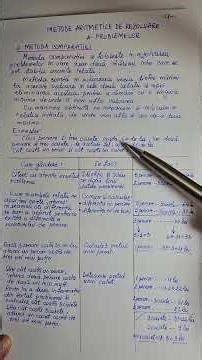 Clasa V-a. Metoda comparatiei.Metode de rezolvare a problemelor.