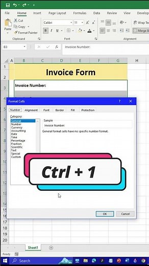 💢💥How to format forms in Excel using custom formatting!✨✨