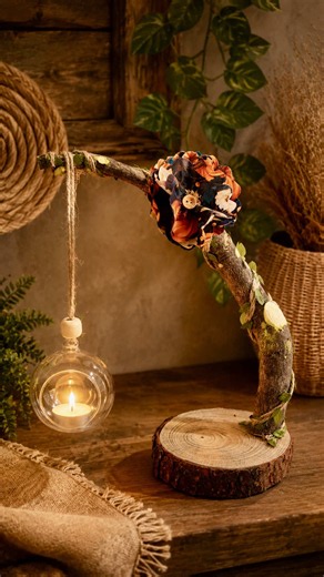 Diy Lumimaria Rústica e Acolhedora #diy #luminaria #decoracao #madeira | DIY Decor