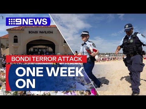 Bondi marks one week since terror attack | 9 News Australia