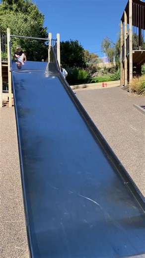 Big slides are the best slides #queenstown #newzealand #playground #playpark #kids #toddlersoftiktok #holidays #travel #slides