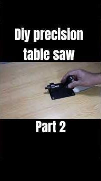 DIY Table Saw Using Drill (Part 2) 🛠️ #woodworking #diy #tools