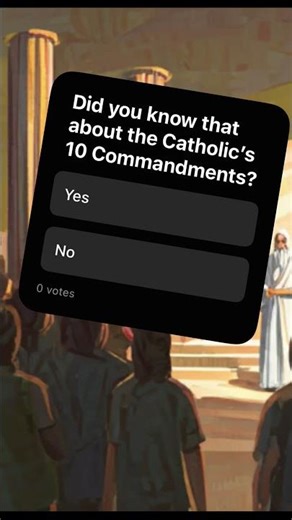 When did the Catholic Church adopt the adulterated 10 Commandments?