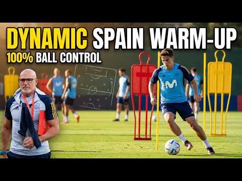 ⚽🔰Dynamic Warm Up Drills with the Ball / Spain