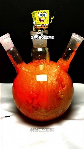 Watch This Liquid Turn Into SpongeBob!