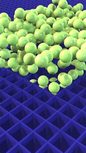 Colorful Ball Physics Simulation Destroying Everything #3d #viral
