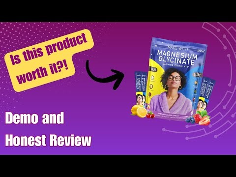 Calm Magnesium Powder Drink Mix - Magnesium Glycinate and others