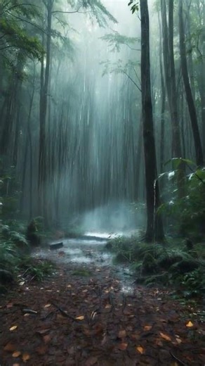 🌧️ Heavy Rain in Mystical Forest | Soothing Nature Sounds